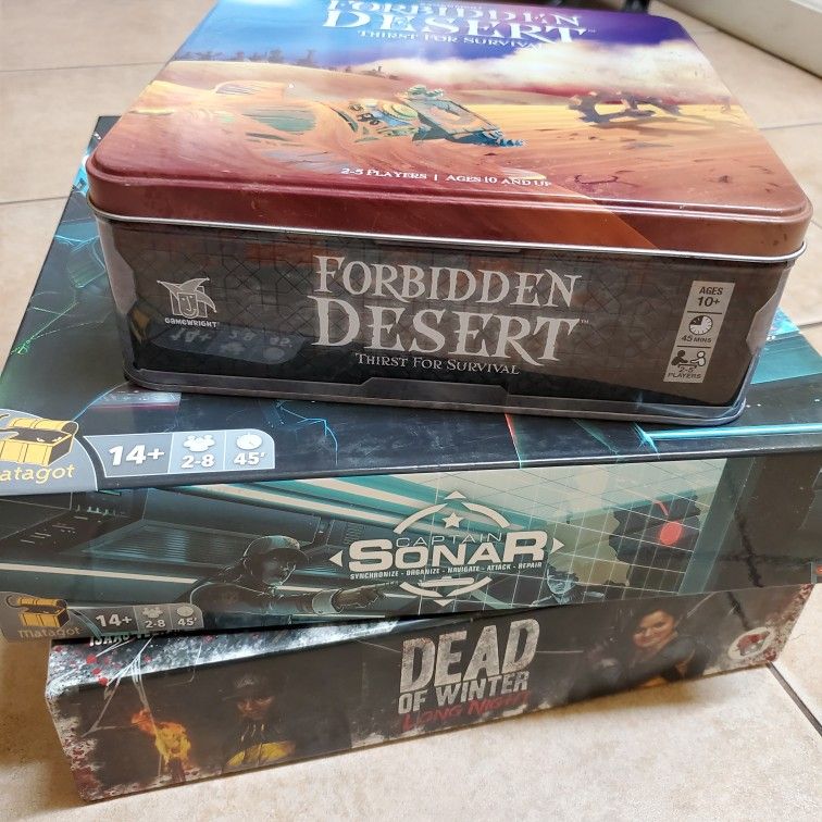 Set Of 3 Boardgames