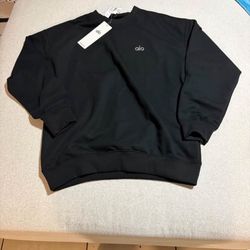 alo crew neck black 