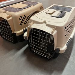 Two Small Pet Carriers (used) 