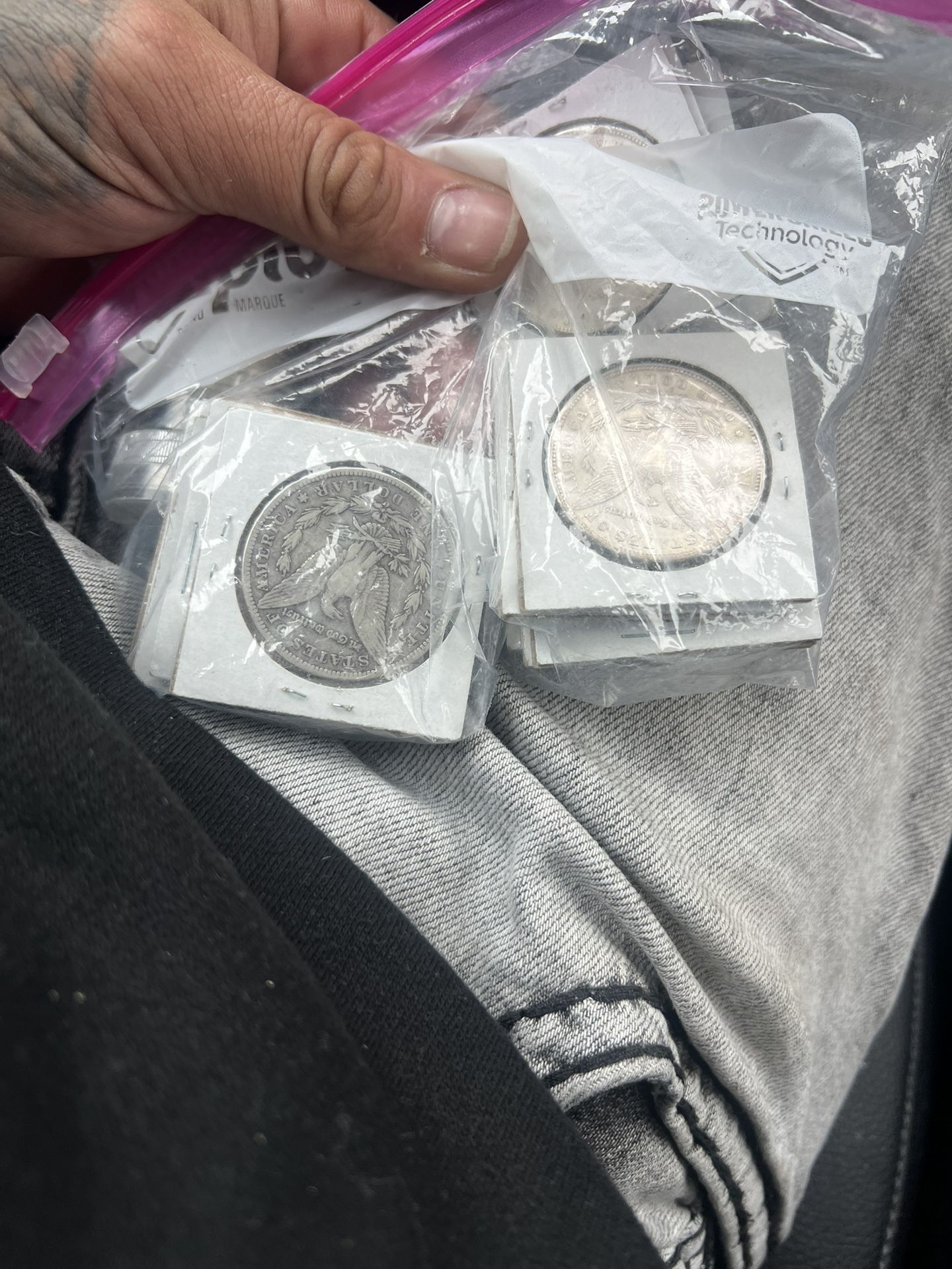 Silver dollars