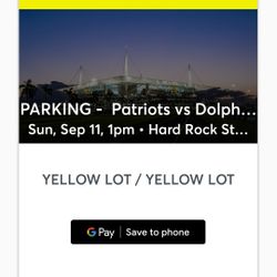 Miami Dolphins Parking Pass for Sale in Homestead, FL - OfferUp