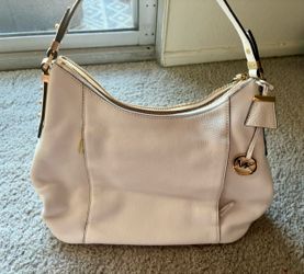 White Michael Kors Leather Hobo (Never Used, Like New