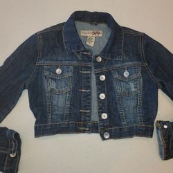 Cropped Denim Jacket 579