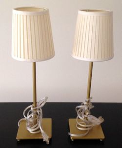 Ikea Januari Desk Nightstand Table Lamps

