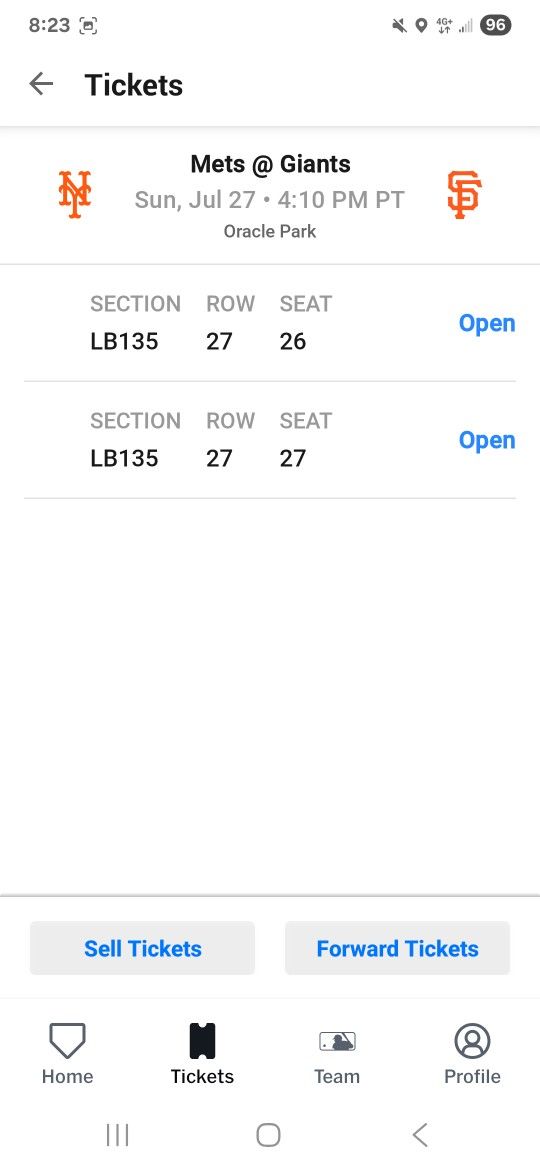 Giants Tickets