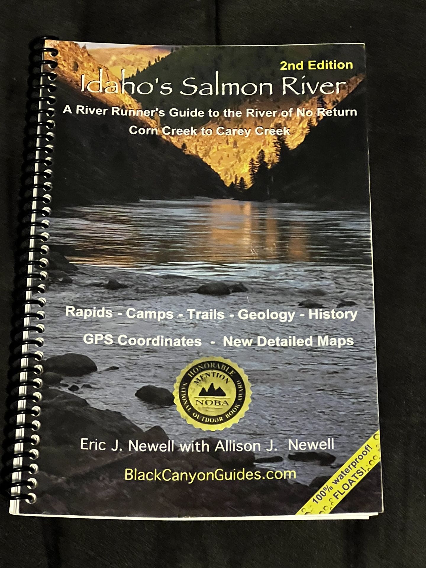 Idaho’s Salmon River 2nd Edition - Waterproof Floating River book