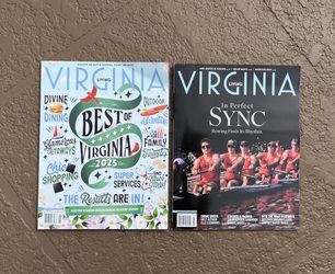 2 Brand new large 2025 Virginia Living magazines