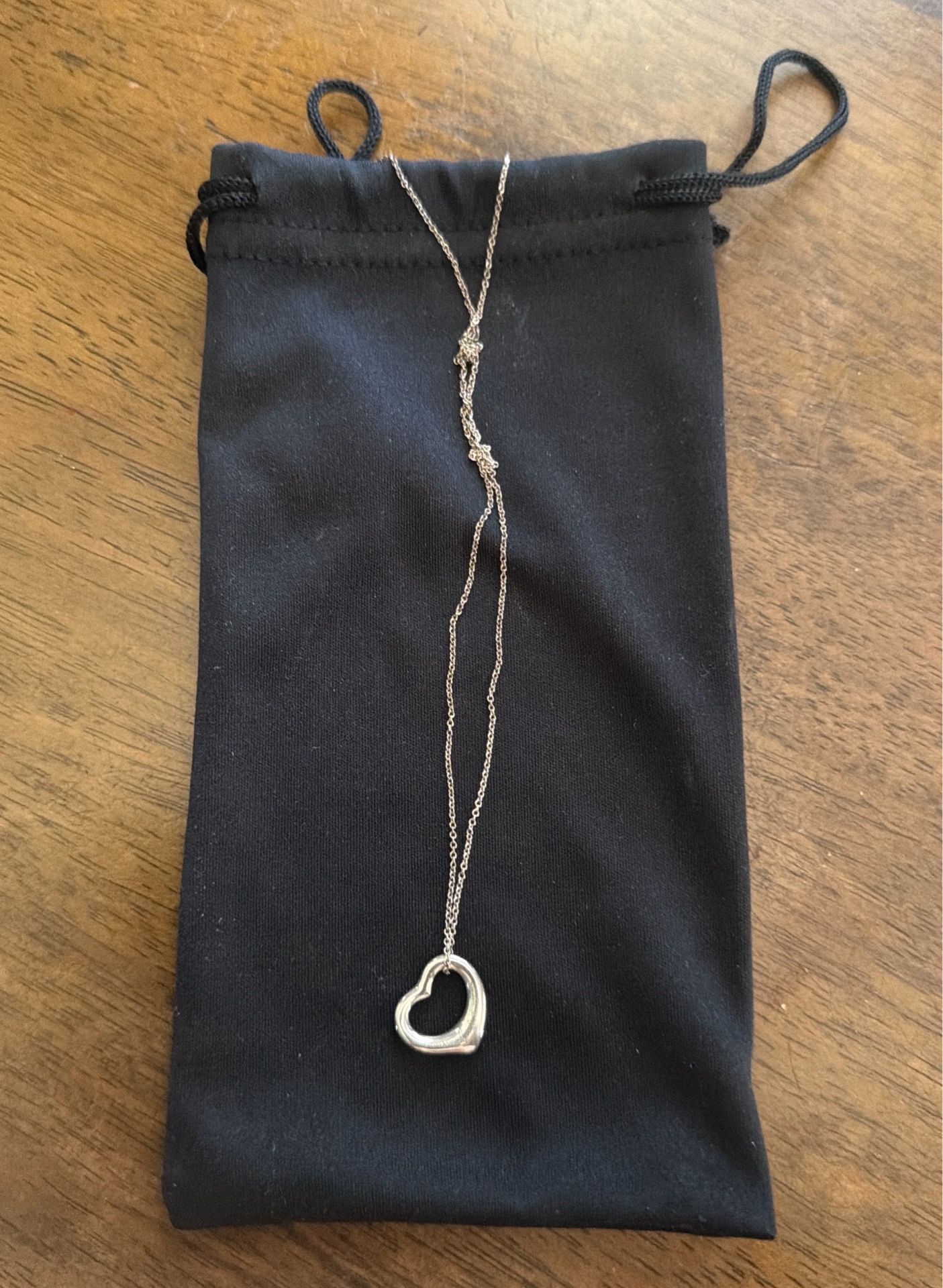 Tiffany and Co heart necklace authentic