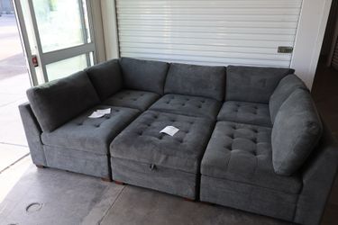 Tisdale Fabric Sectional 6 piece Modular