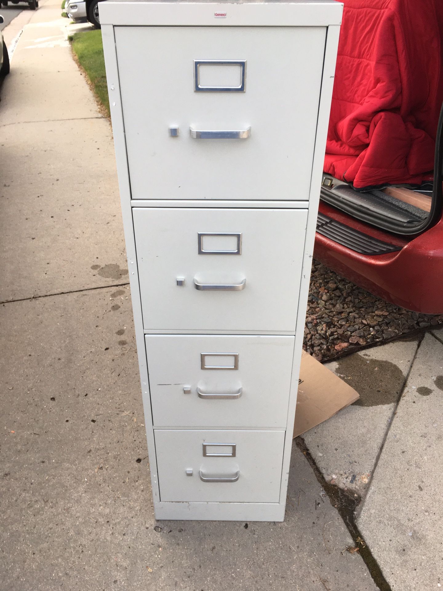 Cabinet File. (4 Drawer) cream