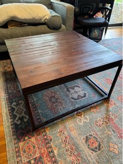 SQUARE COFFEE TABLE METAL