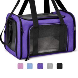 Large Pet Carrier Purple 20 X 13 X 13In 
