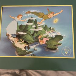 Disney Peter Pan Lithograph 