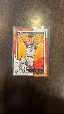 24-25 Panini Donruss Jayson Tatum Bomb Squad
