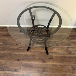 Glass Top Kitchen Table -OBO