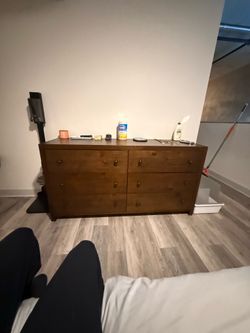 Crate and barrel 6 drawer dressse