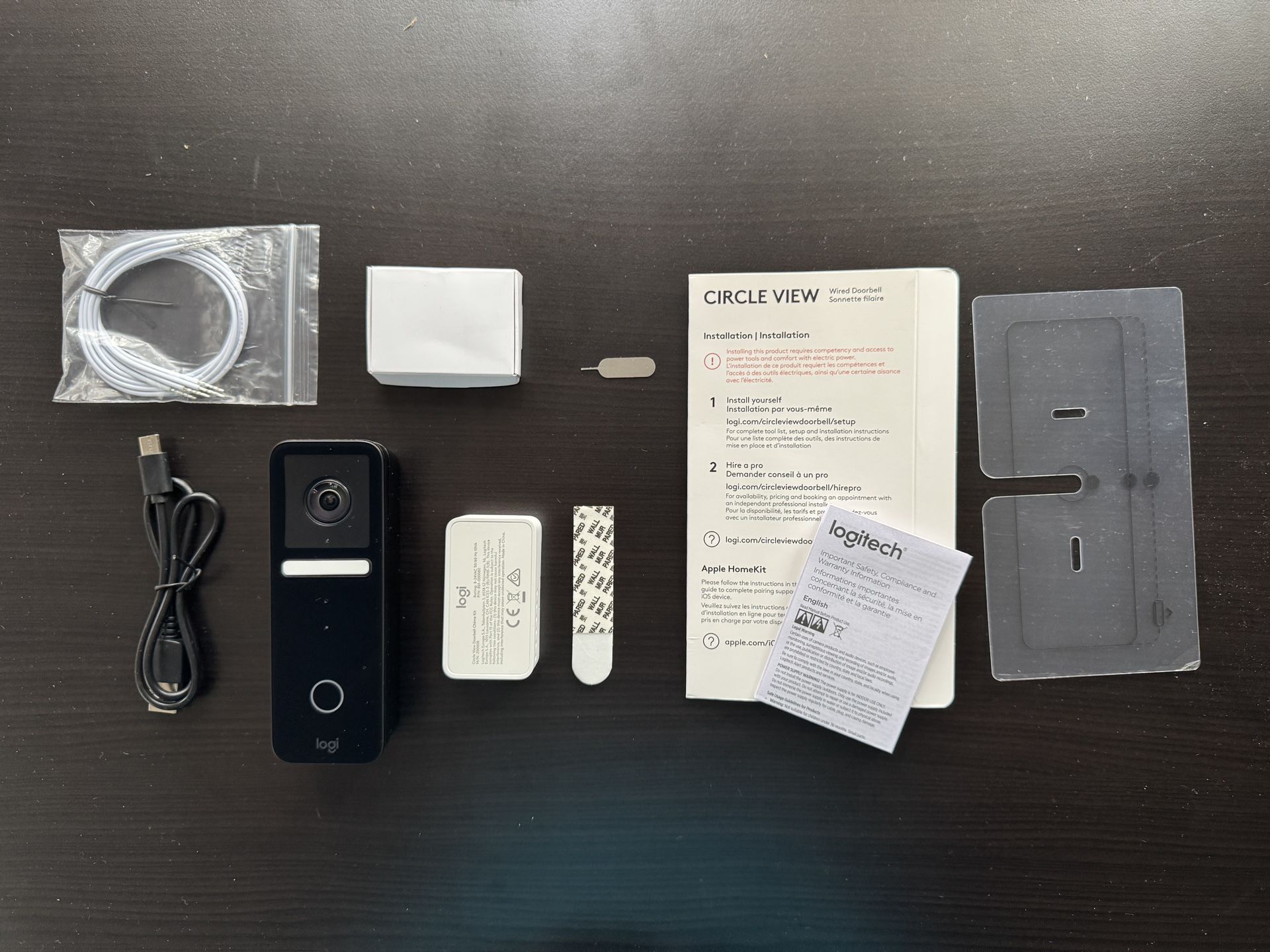 Logitech circle view Doorbell Camera (Wired)