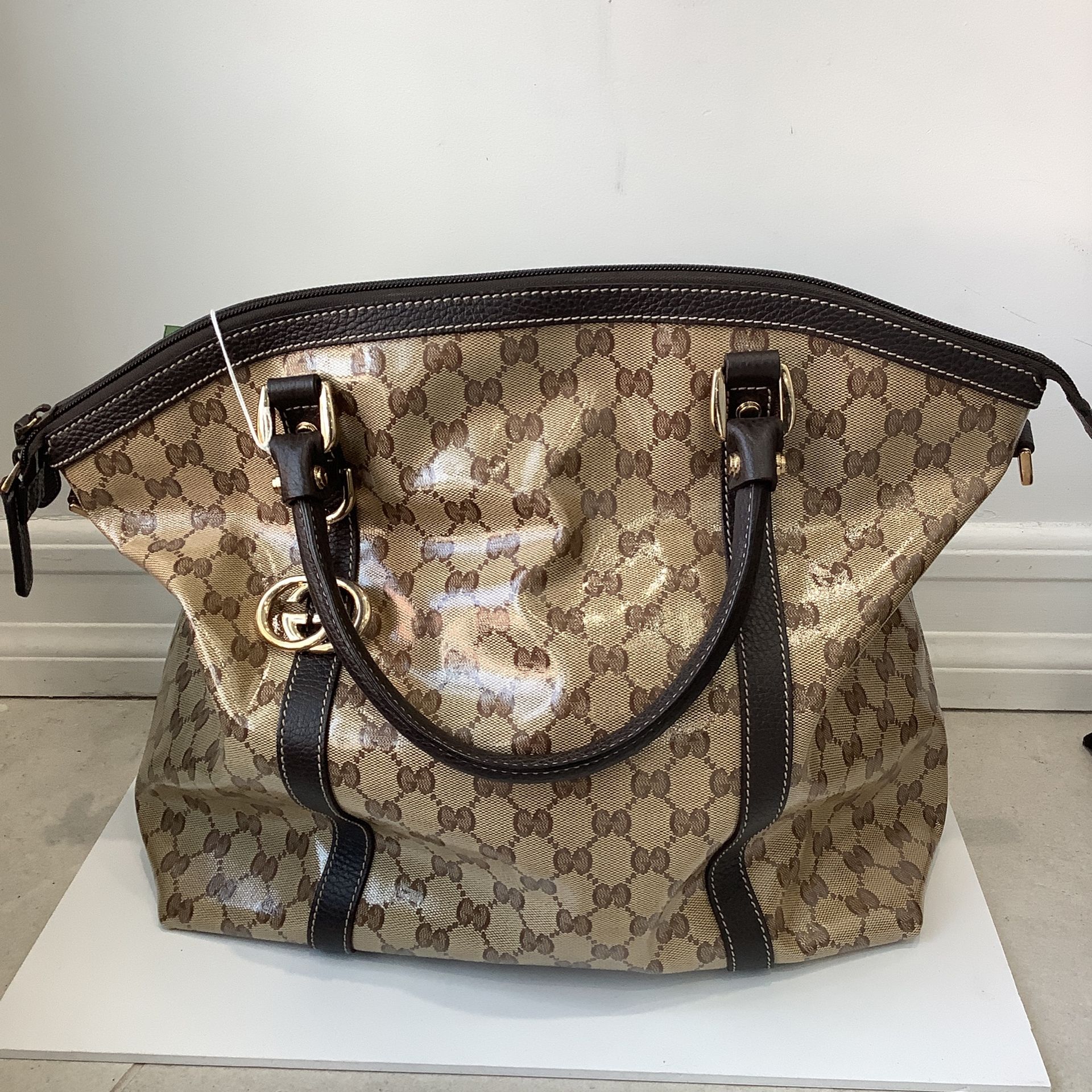 Used Gucci Crystal Monogram- Large