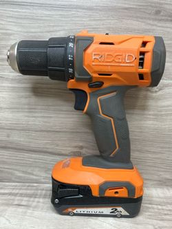 RIDGID R86001 18V Cordless 1/2" Drill Driver with 2.0Ah Battery (PO1025437)