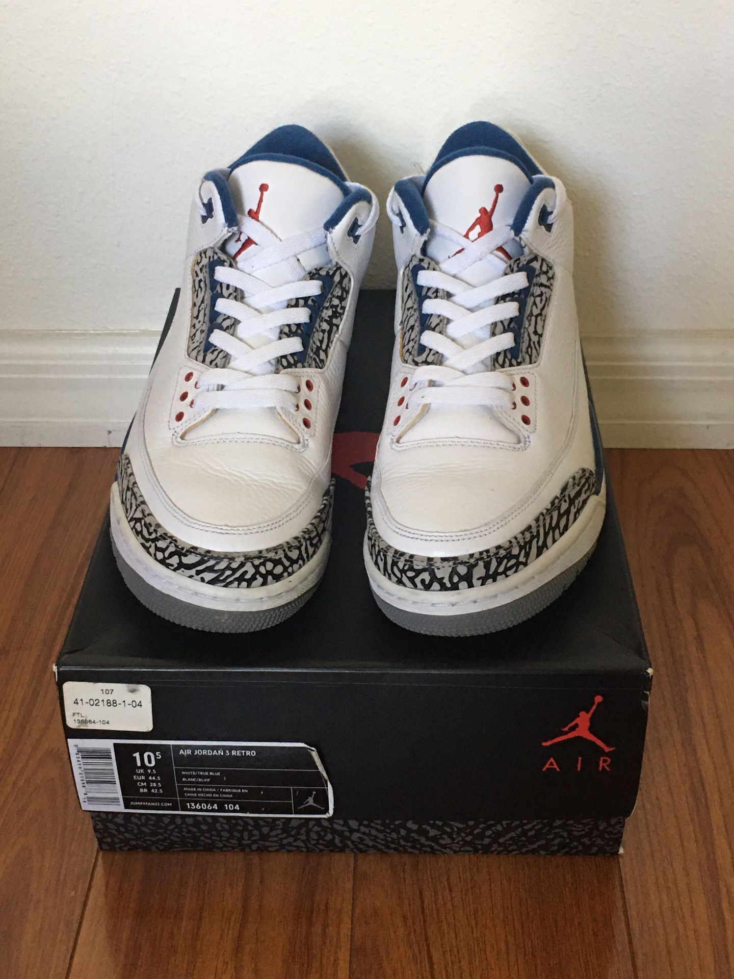 Air Jordan True Blue Size Men's Shoes