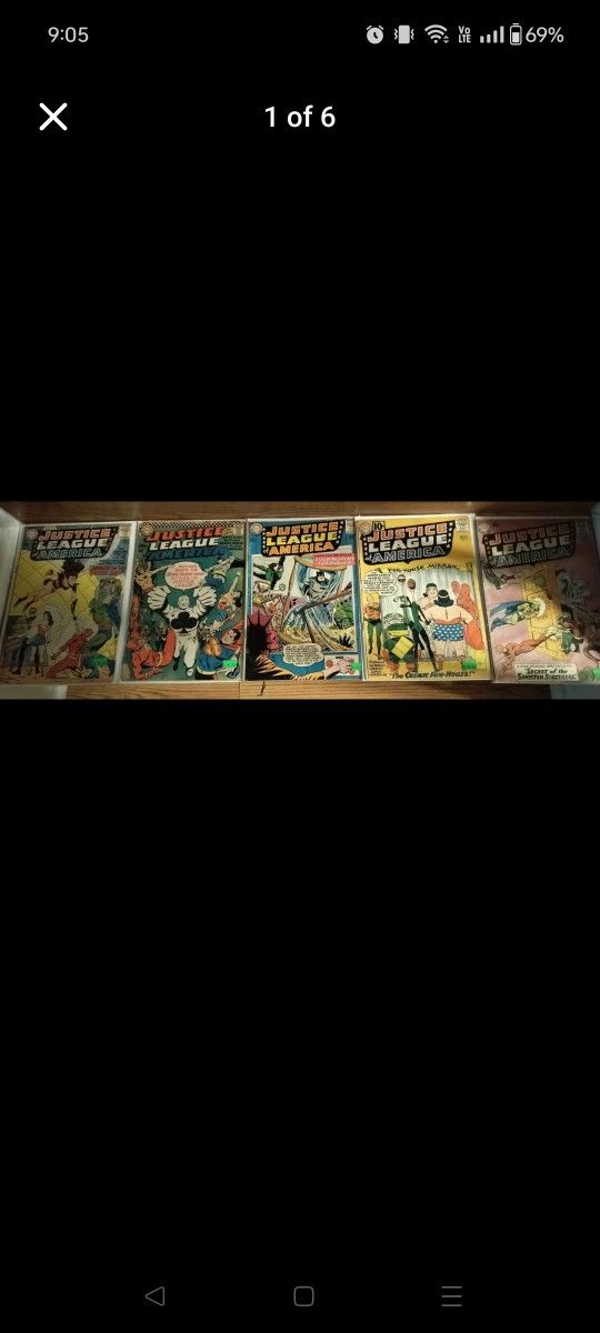 Early Justice League Comic Books