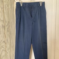 Savile Row Men’s Grey Khakis Size W33 L32