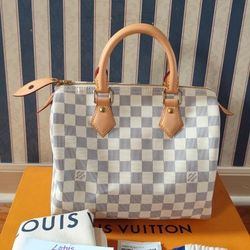 Louis Vuitton Damier  Azur Speedy 25