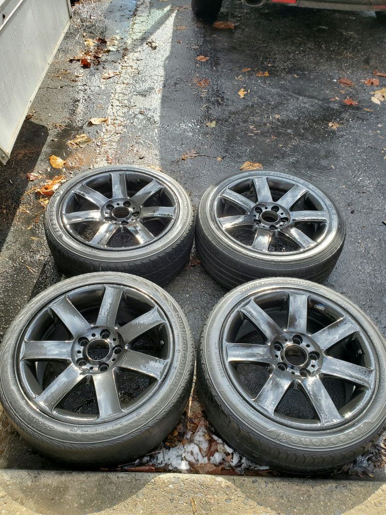 4 17 in 5x120 wheels rims and tires