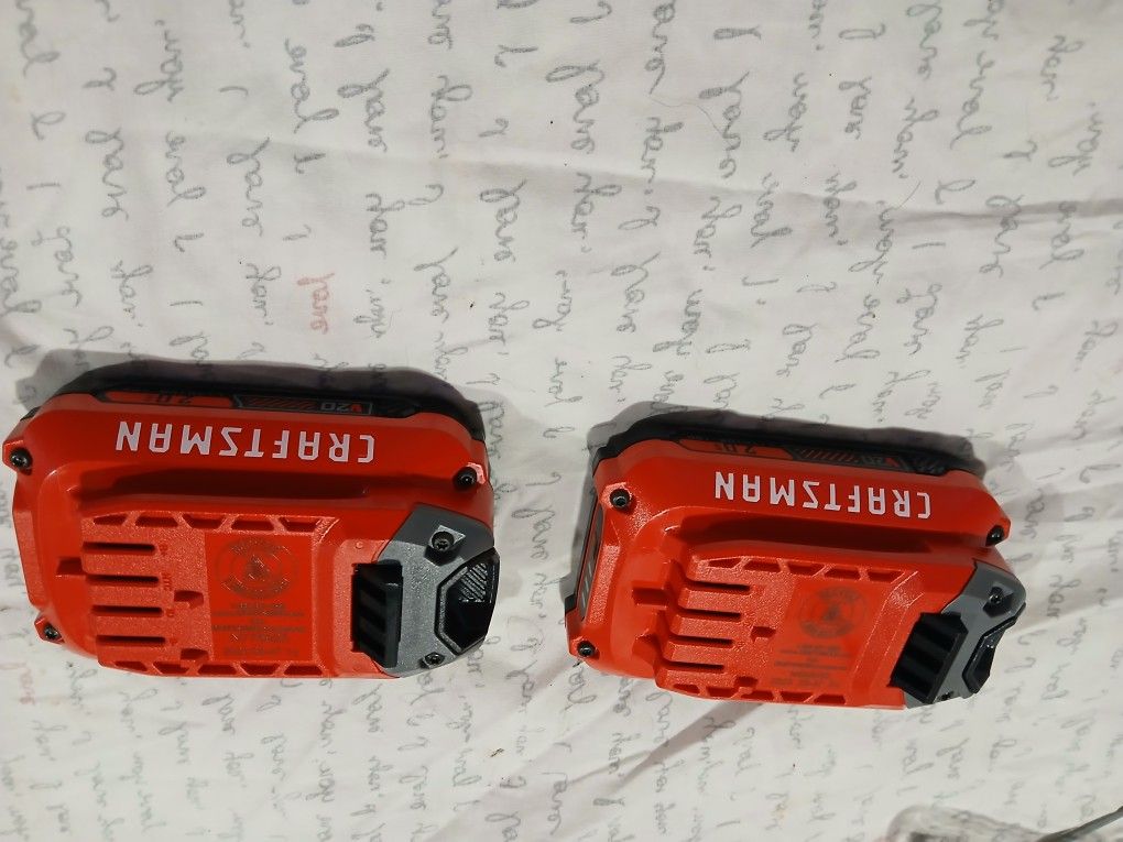 Eighteen volt power tool batteries 2...4 fifty dollars