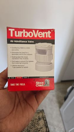 Sioux Chief TurboVent 2" ABS Air Admittance Valve (AAV) - NEW (sure-vent)