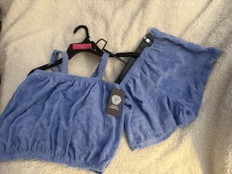 Matching Top And Short Girls Size 10