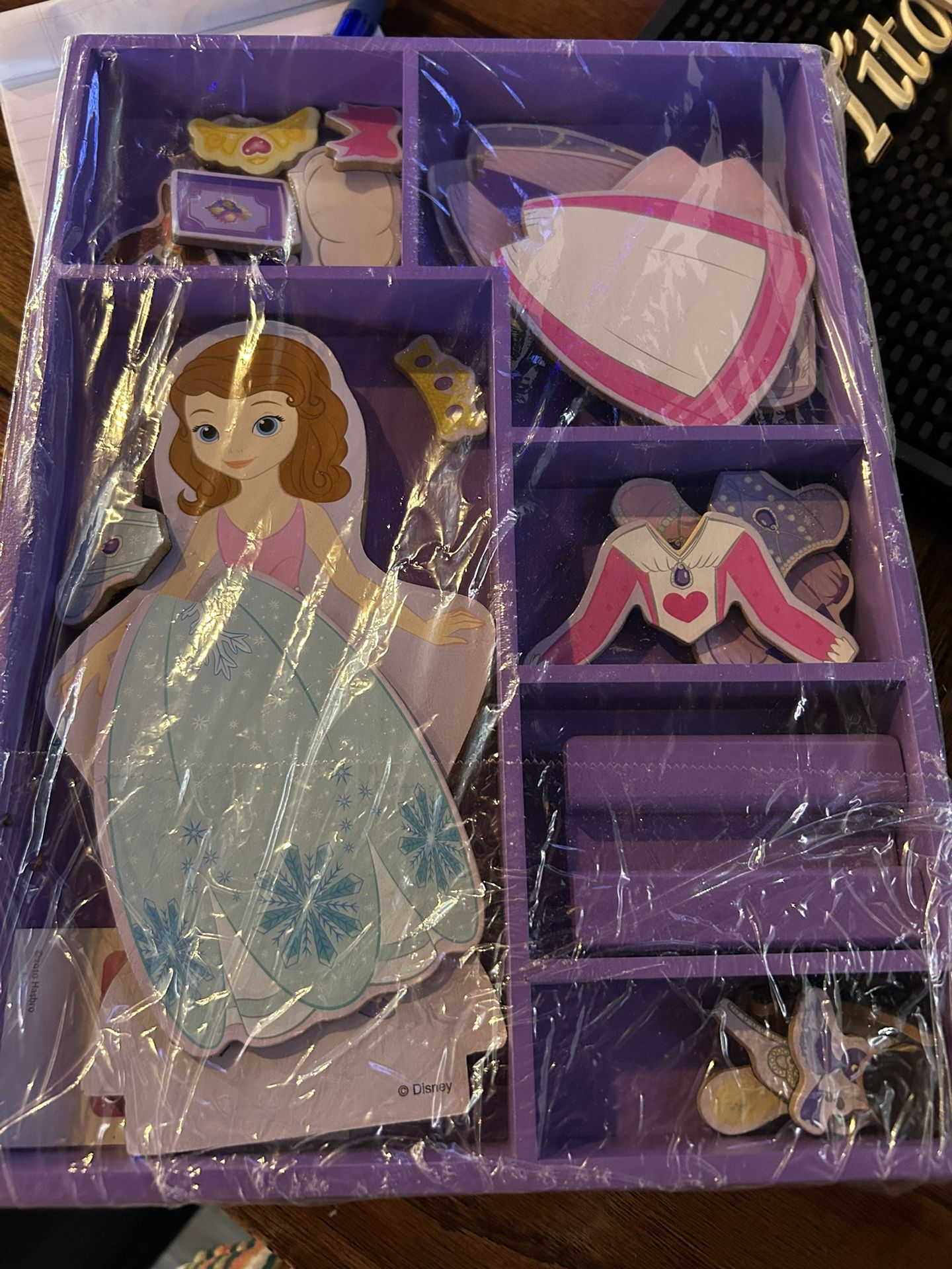 Melissa & Doug Disney Sofia The First Magnetic Wooden Dress Up Doll