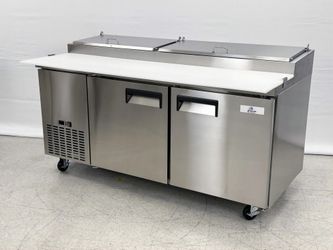 NSF Pizza Prep Table Refrigerator 71 ins PICL2