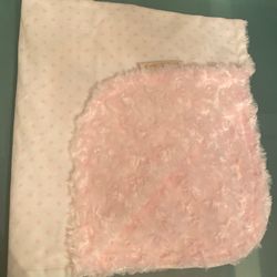 Pink Baby Blanket With Personalized Name
