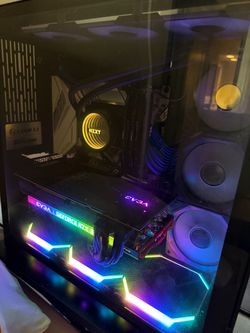 Gaming pc and monitor 3080 evga ftw3