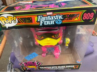 Funko pop galactus and silver surfer