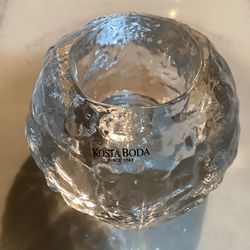 Kosta Boda Snowball Candle 