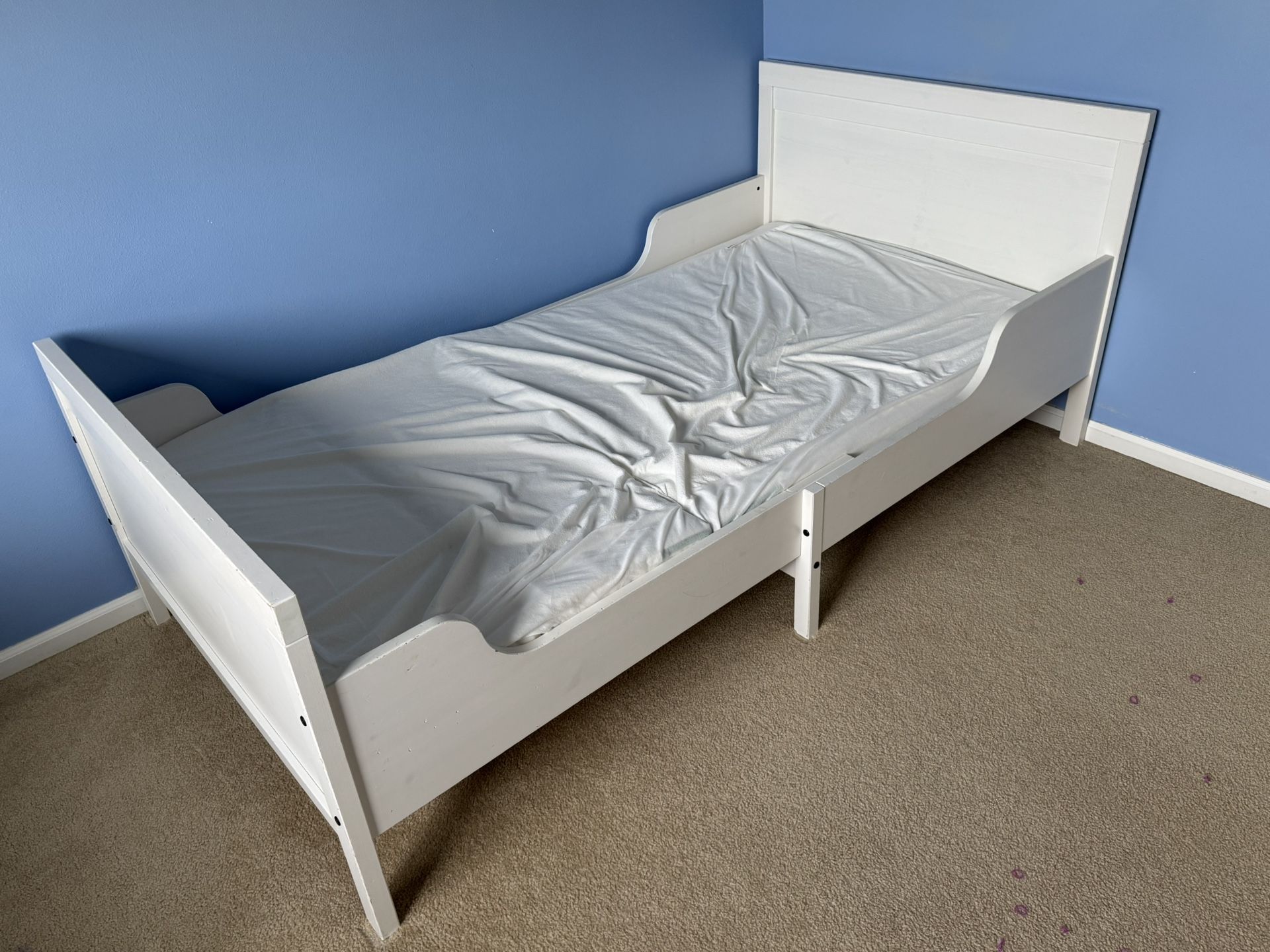 Ext bed frame For Kid, white