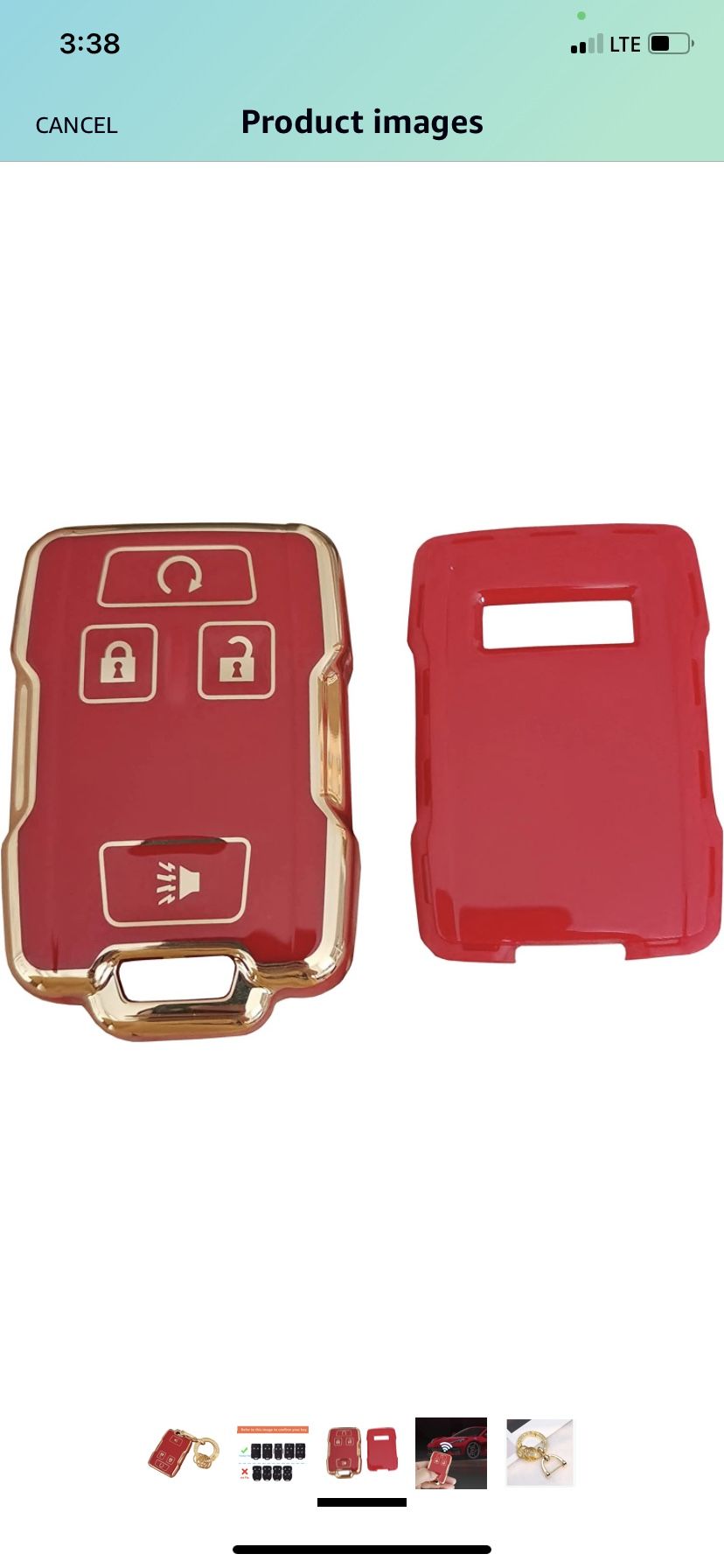TAPAYICA for GMC Key Fob Cover,Keychain,