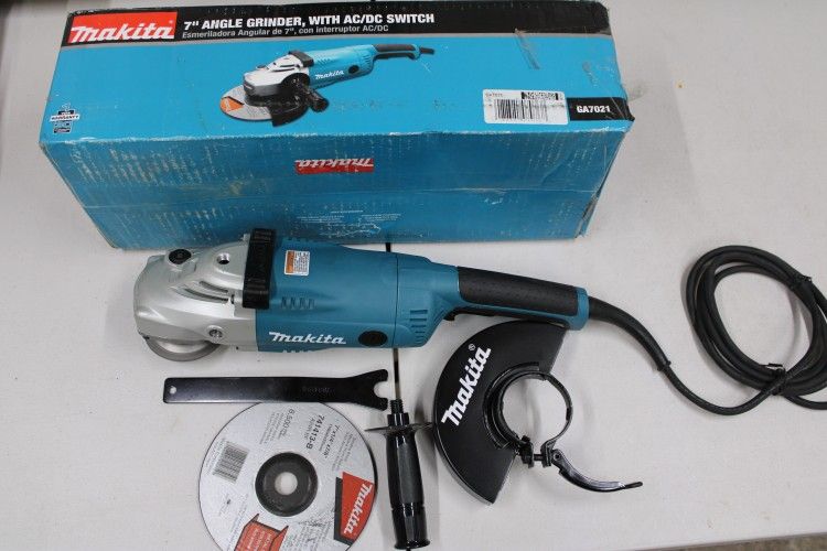7" ANGLE GRINDER, WITH AC/DC SWITCH Esmeriladora Angular de 7", con interruptor AC/DC