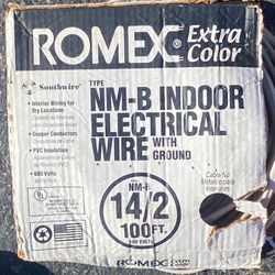 New Southwire 14/2 Romex NM-B Copper Wire – 120 ft Total (100’ Roll + Extra) 