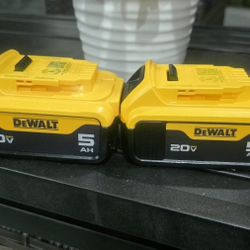 Dewalt 20v Battery 5AH 