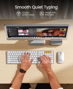 ProtoArc Keyboard & Mouse Combo For Mac/iPad/Iphone