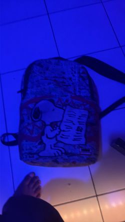 Sprayground snoopy limited edition bookbag