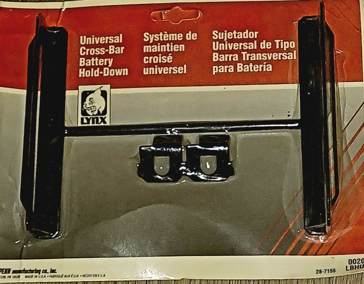 Universal Cross-Bar Battery Hold-Down 7"-9" Diameter