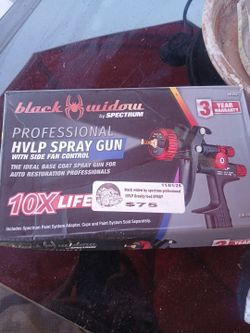 Black Widow professional HVLP spray gun