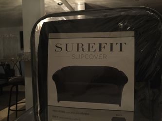 Black sofa cover