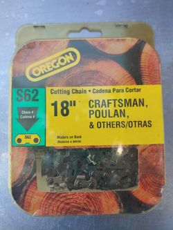 Oregon Cut Chain 18" Craftsman Cutting Oregon S62 Homelite, John Deere, Dayton, Poulan Tool Hardware