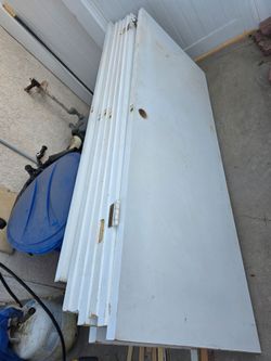 White Interior Solid Core Door Slabs 30" x 80" (and 24x80) – Used, Good Condition