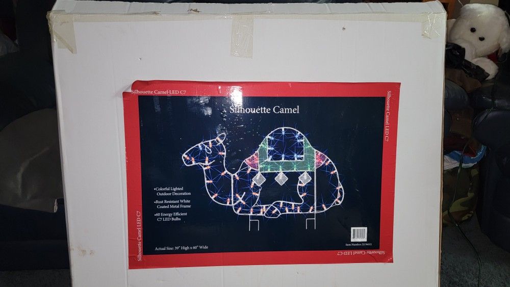 Lighted Nativity Camel 